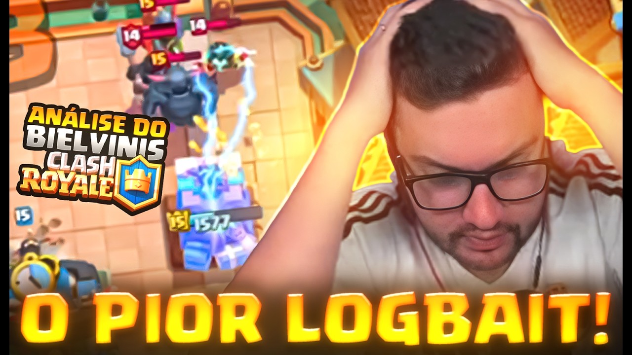 ELE JOGA DE LOG BAIT HÁ 4 ANOS MAS NÃO SABE PUNIR NO CLASH ROYALE!