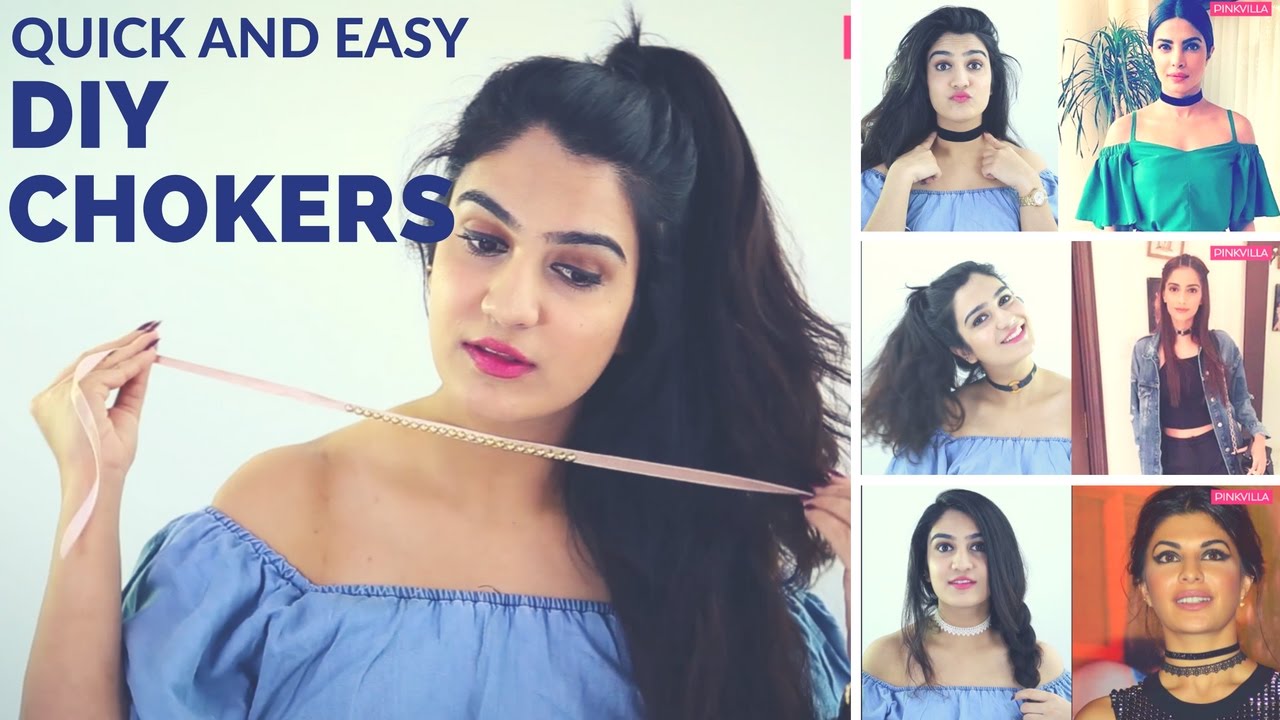 DIY: Quick & easy Chokers | Quick hack | Fashion Hack Pinkvila | Life Hack