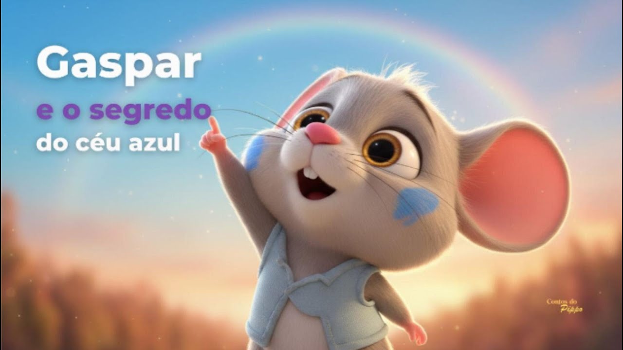 Por que o Céu é Azul? ☀️🌈 Gaspar Descobre o Segredo do Céu! | Ciência para Crianças