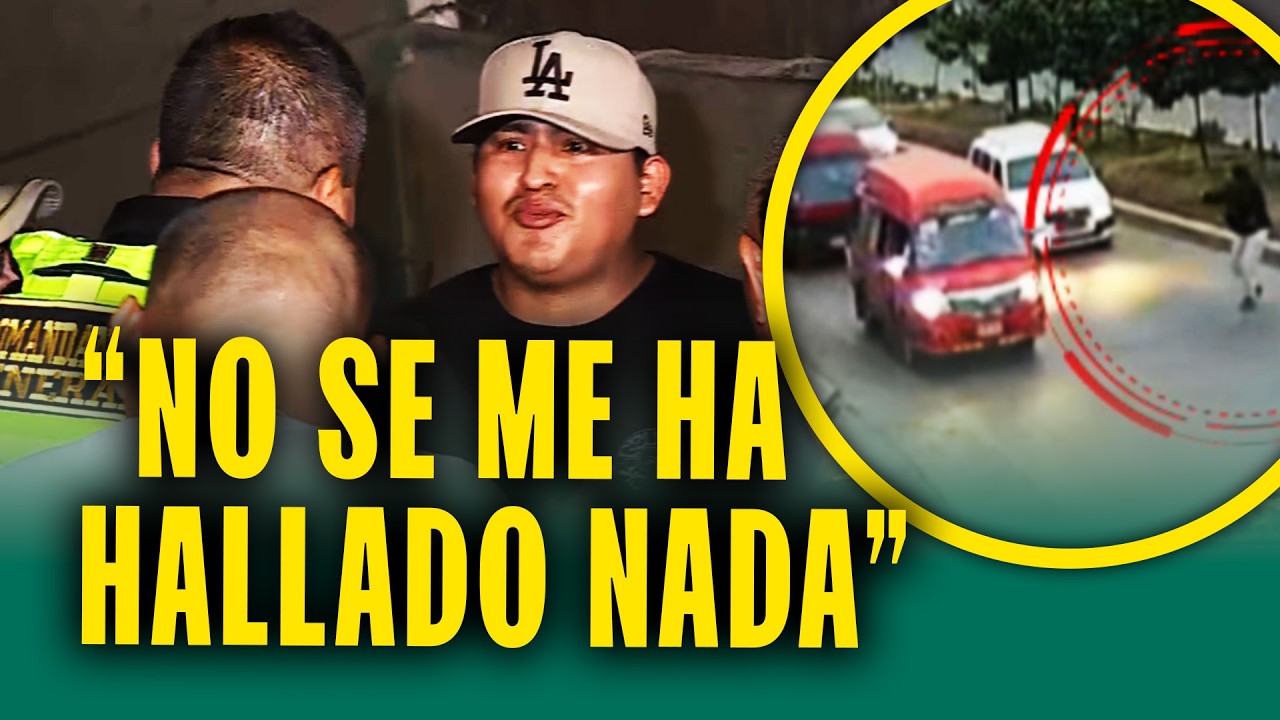 Presunto autor de triple crimen de combi responde a Policía: 