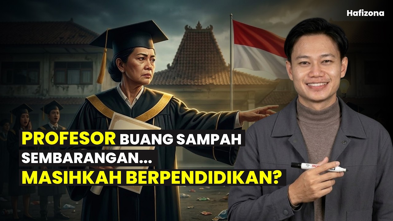 Profesor buang sampah sembarangan… masihkah BERPENDIDIKAN?