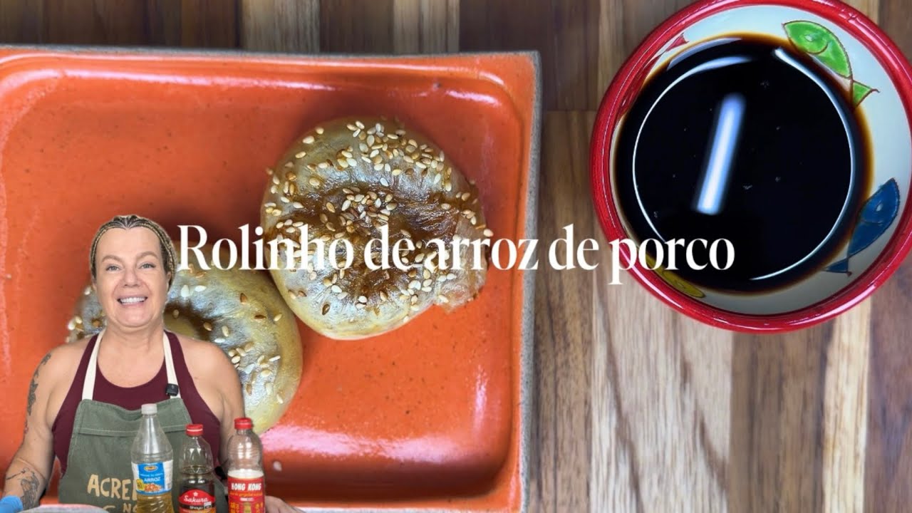 Rolinho de arroz de porco