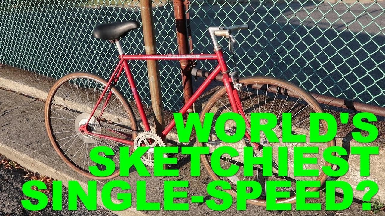 How to BUILD a SINGLE-SPEED BIKE in ABOUT AN HOUR!
