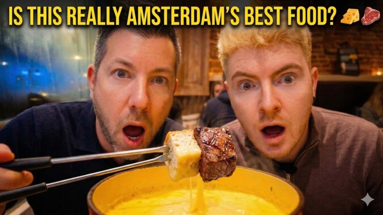 They told us NO... then gave us the BEST Fondue in Amsterdam! 🧀🥩