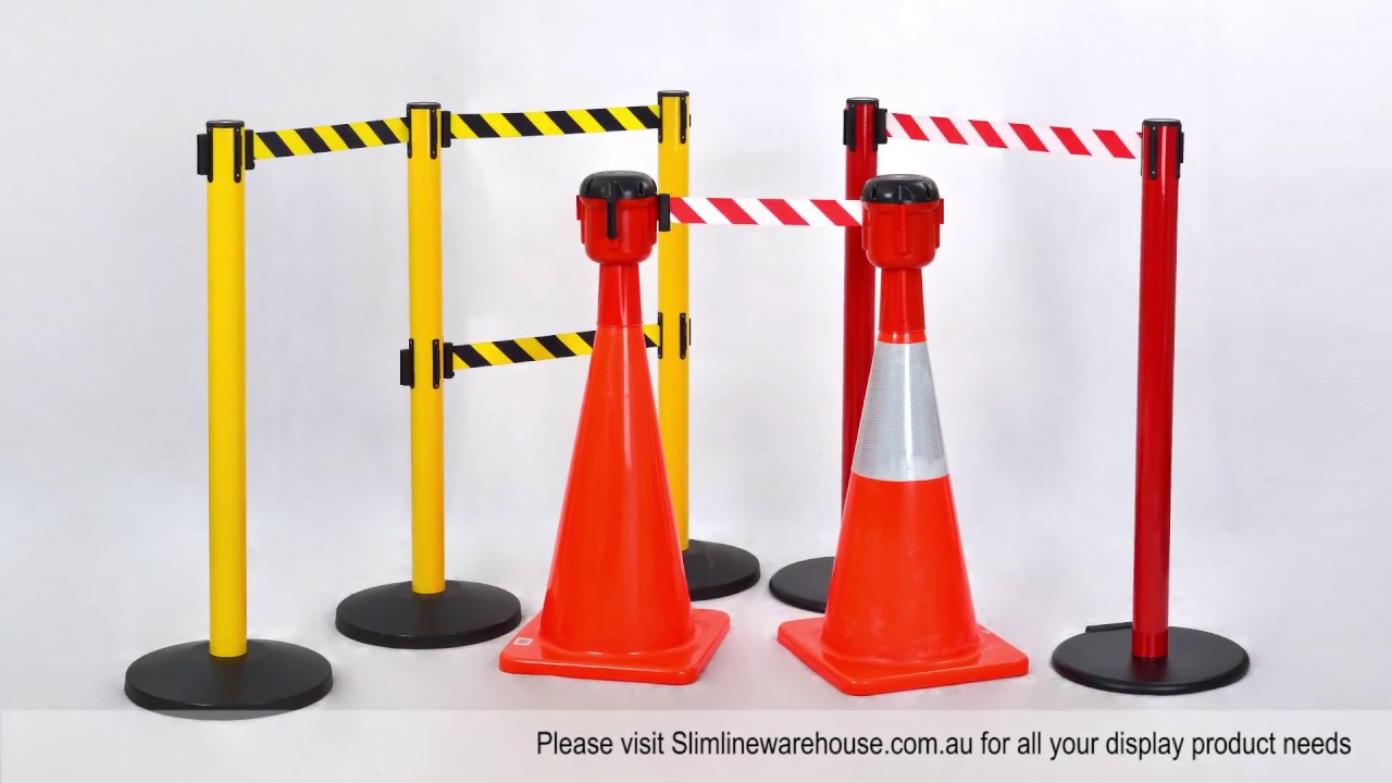 Dual Retractable Safety Barrier