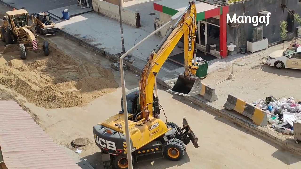 Road Maintenance work at Mangaf - Kuwait 2025