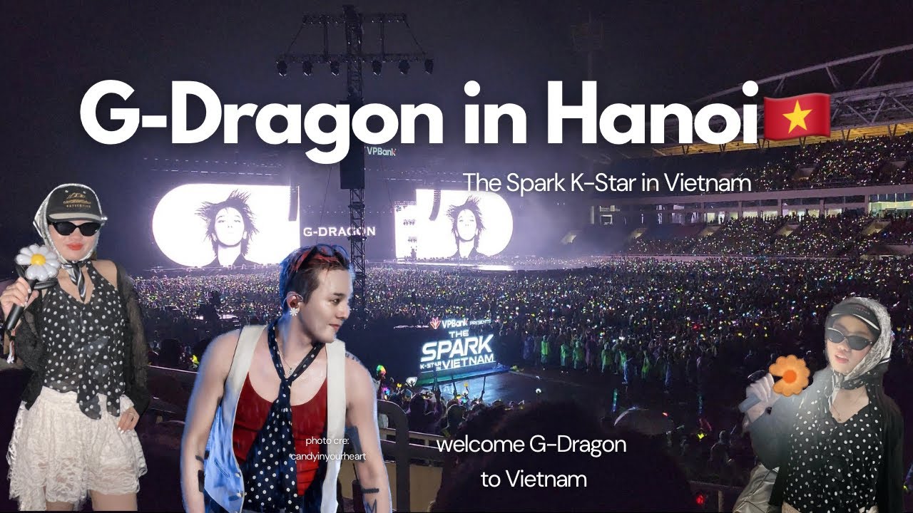 Đón anh G-Dragon đến Việt Nam👑 🐉 G-Dragon's Rainy Stage in Hanoi 🇻🇳