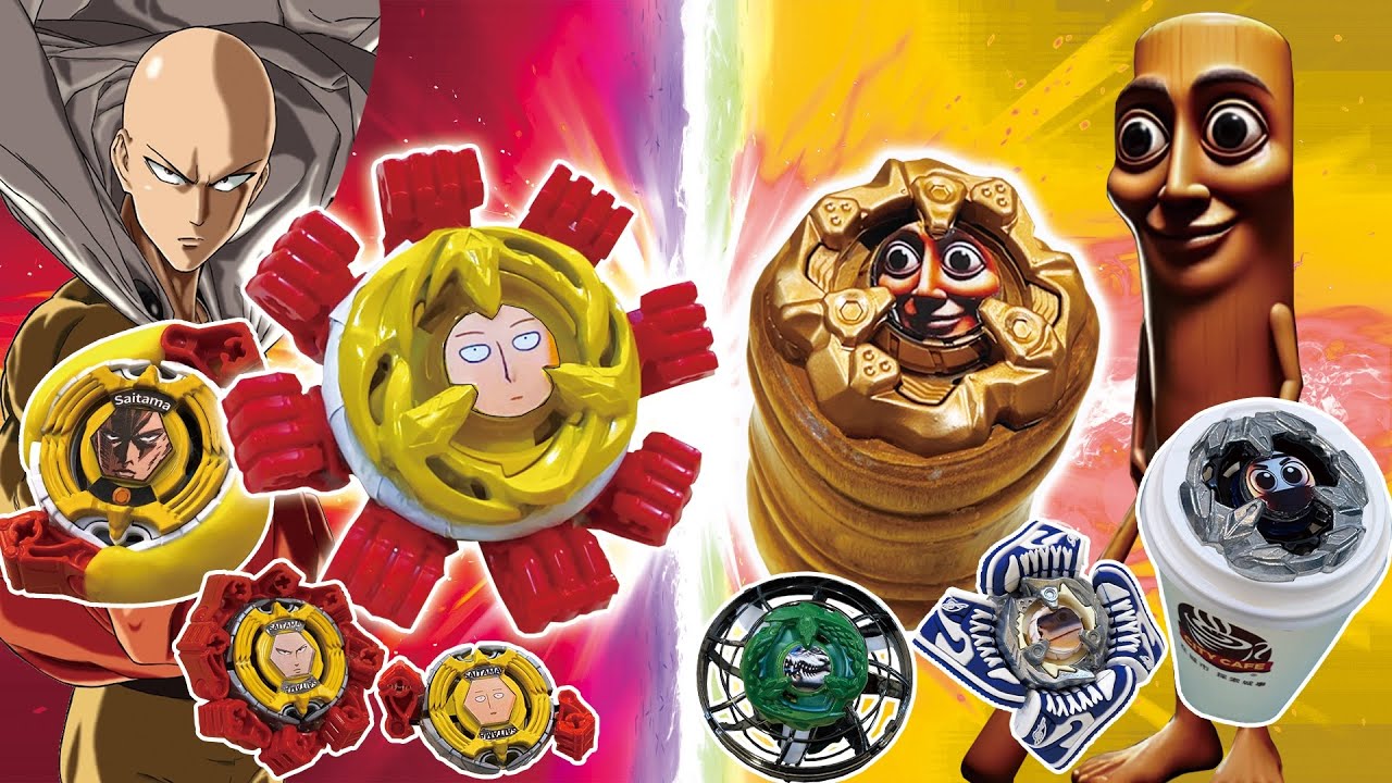 《耀仔x閃耀胖子》戰鬥陀螺 一拳超人 vs Tung Tung Sahur💥最強迷因對決最強男人！！ Beyblade One Punch Man VS Tung Tung Sahur #動畫還原系列