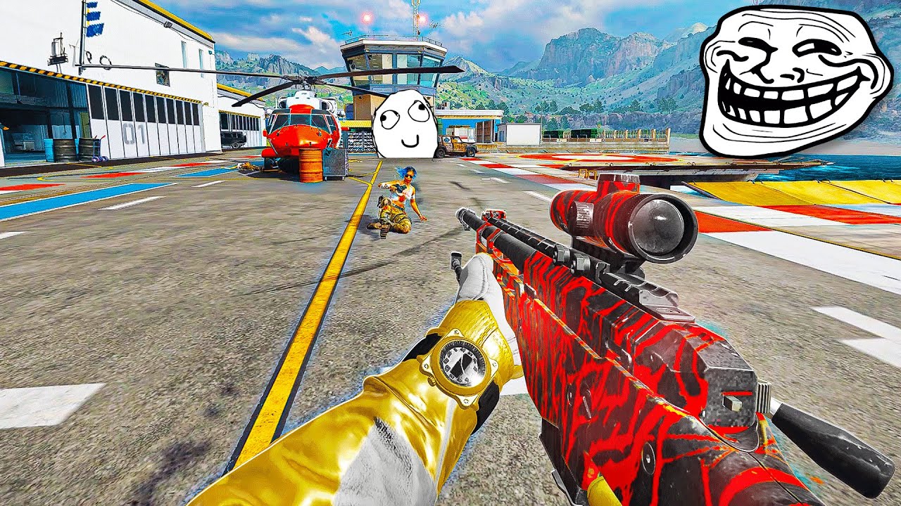 Acting like a BOT then POPPING OFF with a SNIPER (HILARIOUS)