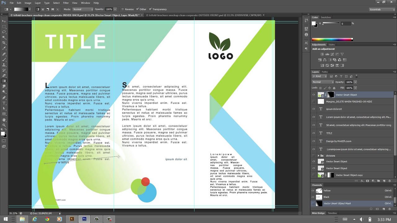 How to design a trifold brochure