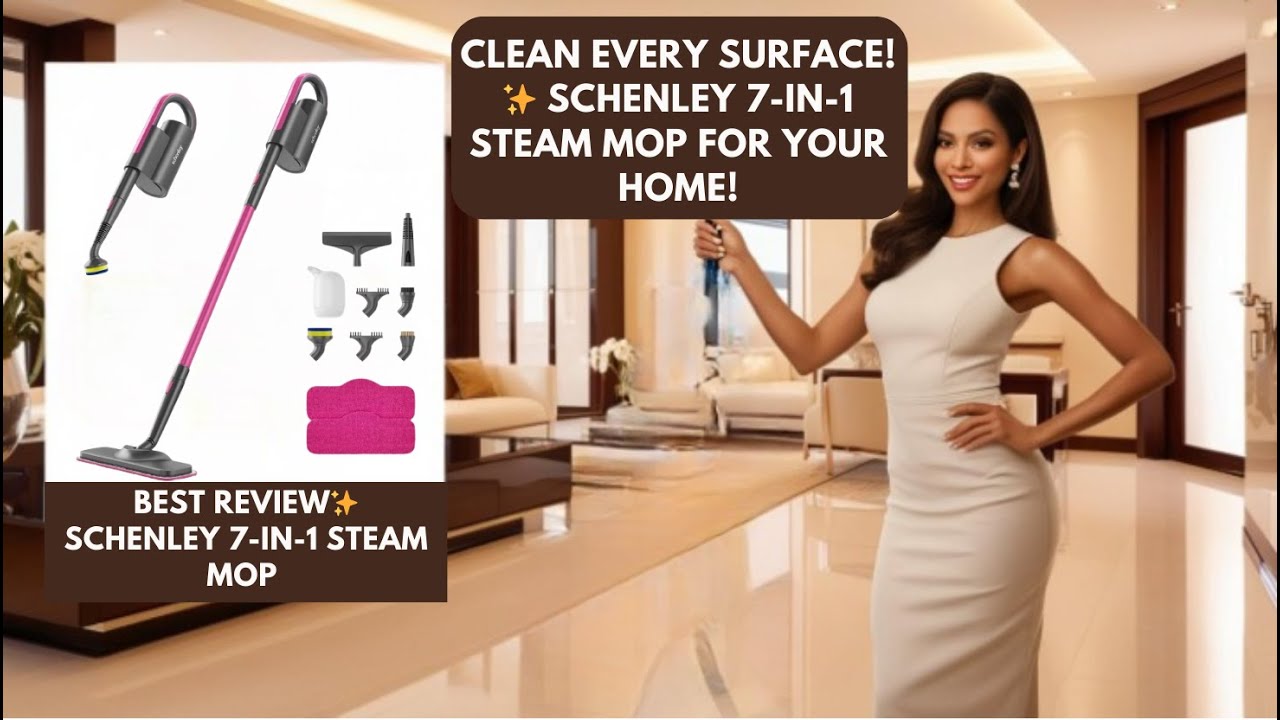 Clean Every Surface! ✨ Schenley 7 in 1 Steam Mop for Your Home! (BEST REVIEW)