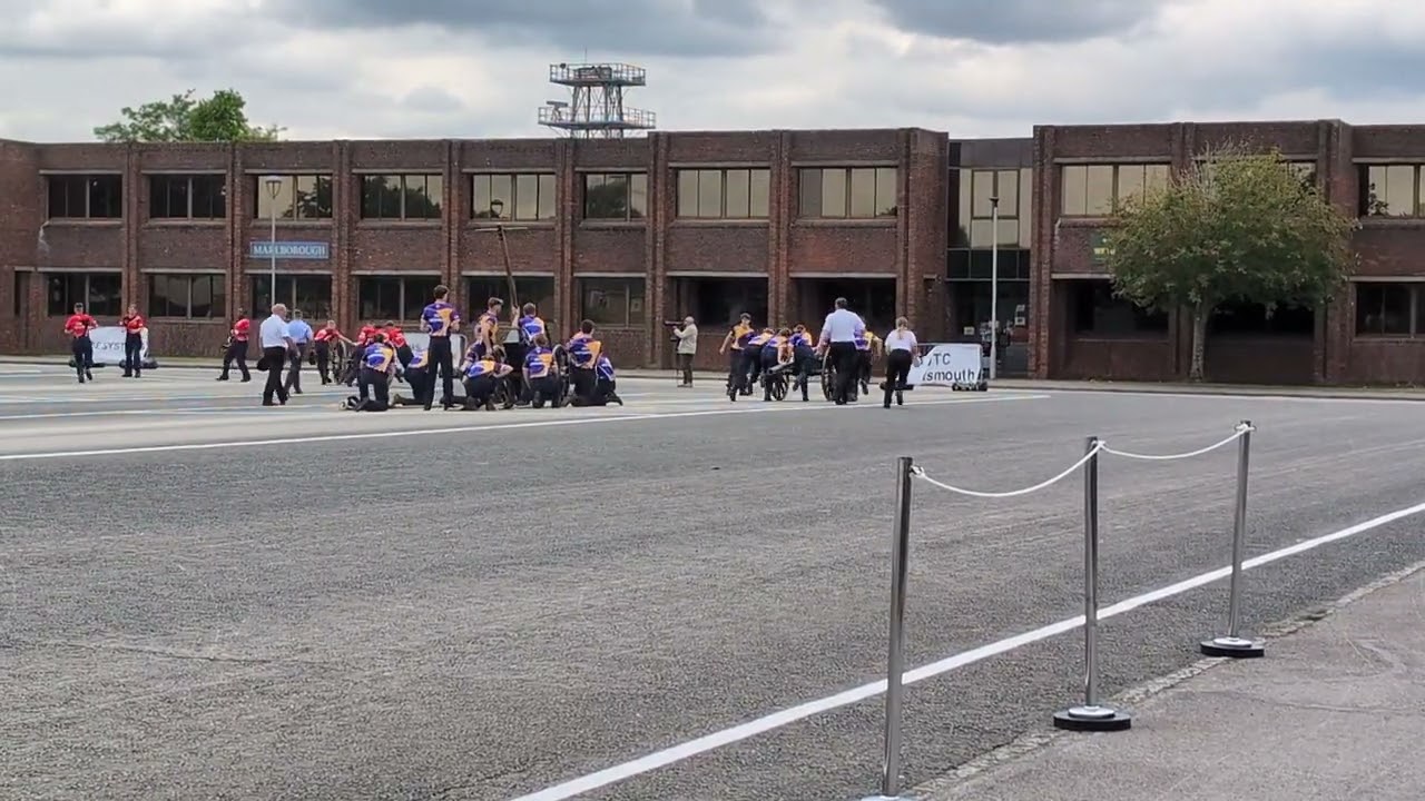 UTC Portsmouth Junior Leaders Field Gun plate 1 finals run 2024