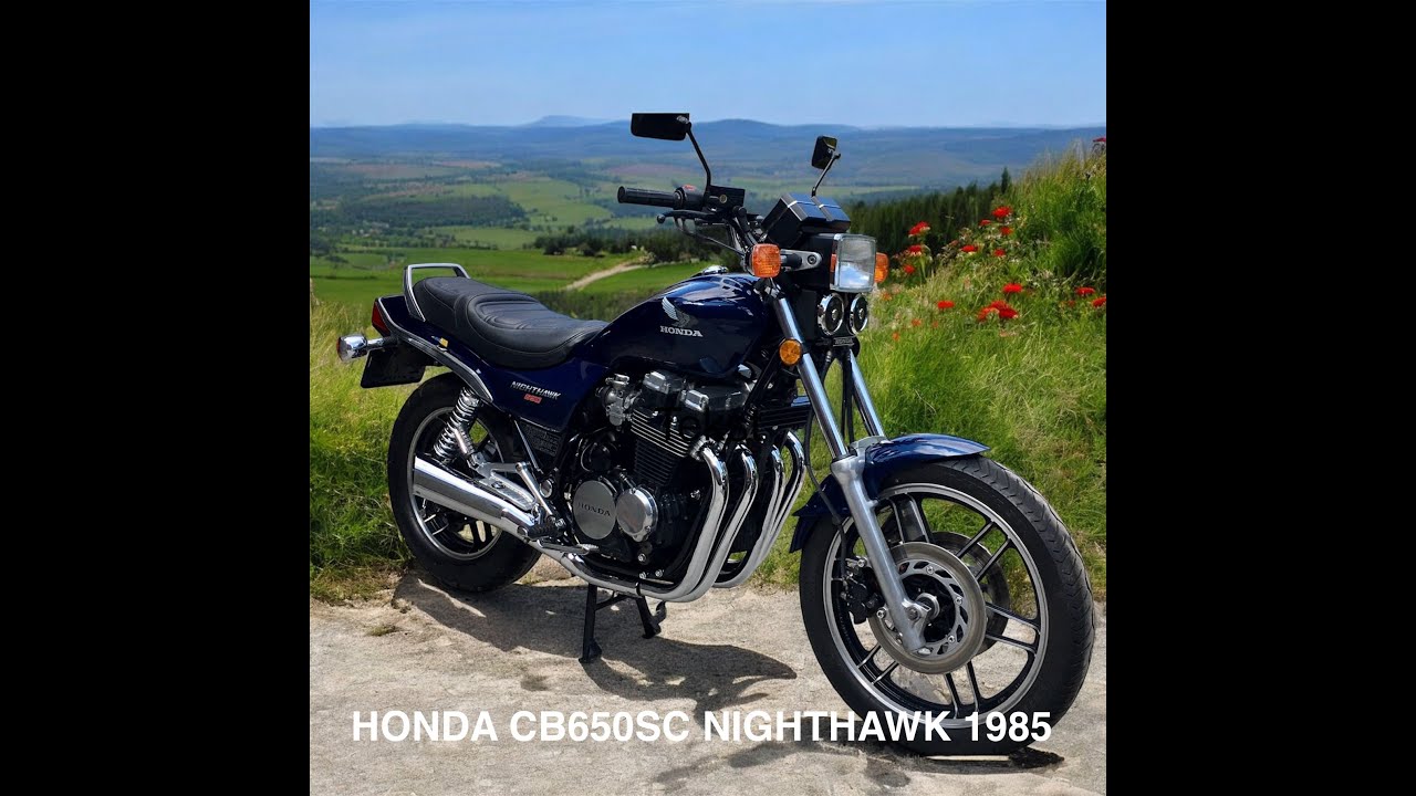 Honda CB650SC Nighthawk (CBX650 E) 1985 overview and ride.