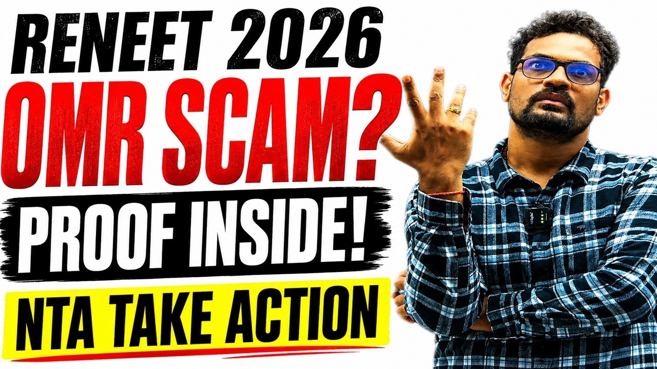 ReNEET 2026 OMR Scam? Exposing the Truth with Proof | NTA Must Take Action