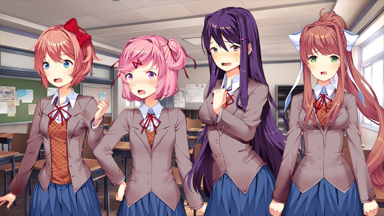 The Club Gets Trapped In The Clubroom- A DDLC Fan Mod