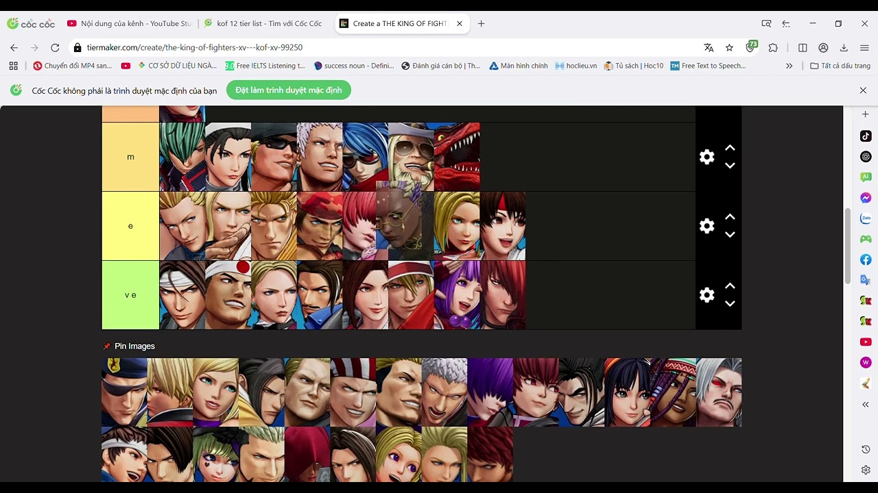 THE KING OF FIGHTERS XV KOF XV Tier list difficulty
