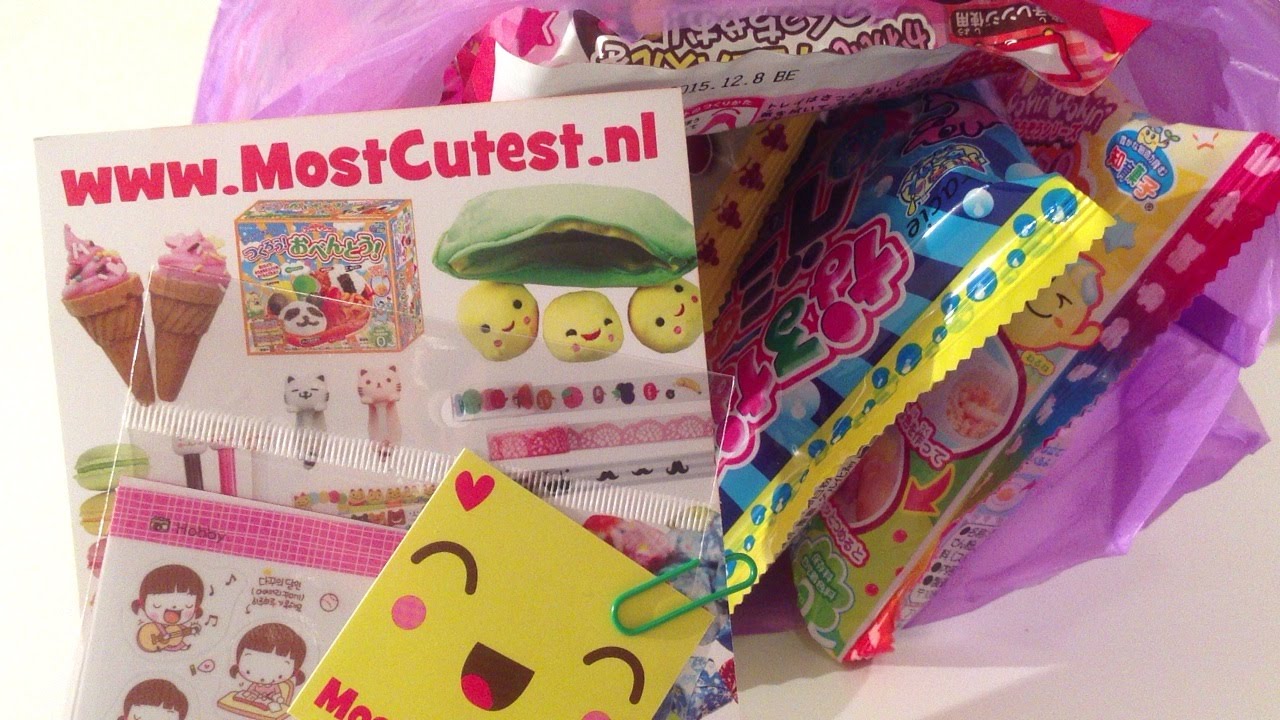 Unboxing: nieuw Japans snoep van mostcutest.nl