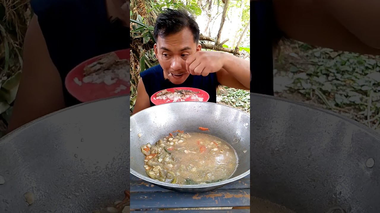 Ginisang patola at Pritong mackerel 