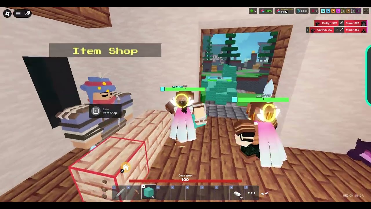 spending 10 minutes in bedwars