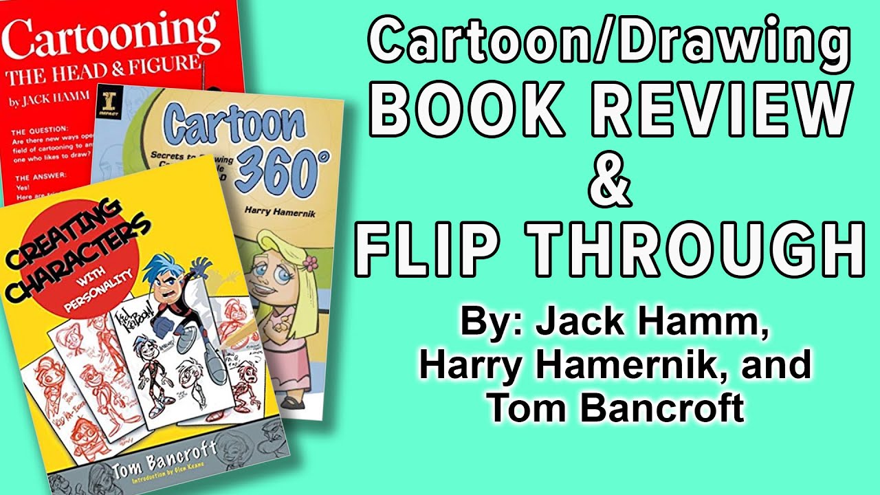 Book Review and Flip Through - 3 Cartooning Books