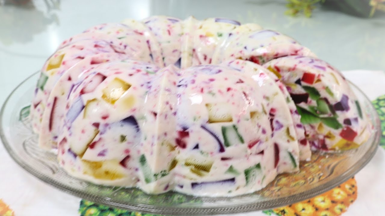 GELATINA COLORIDA - SOBREMESA FÁCIL E DELICIOSA