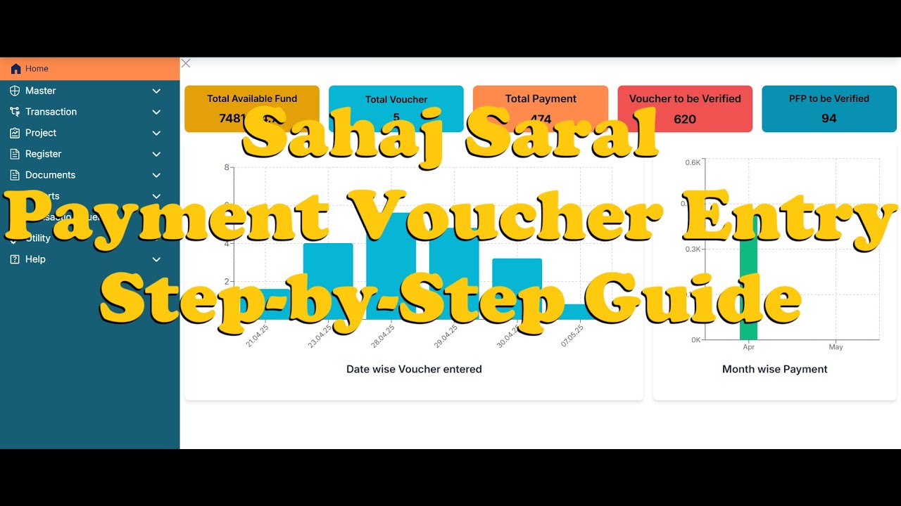 Sahaj Saral: Payment & Journal Voucher Entry + Verification 💼 | Full Guide 2025