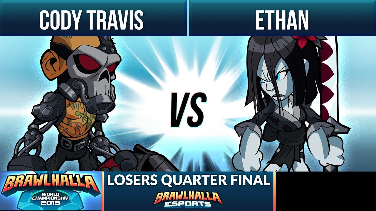 Cody Travis vs Ethan - Losers Quarter Final - Brawlhalla World Championship 2019 1v1