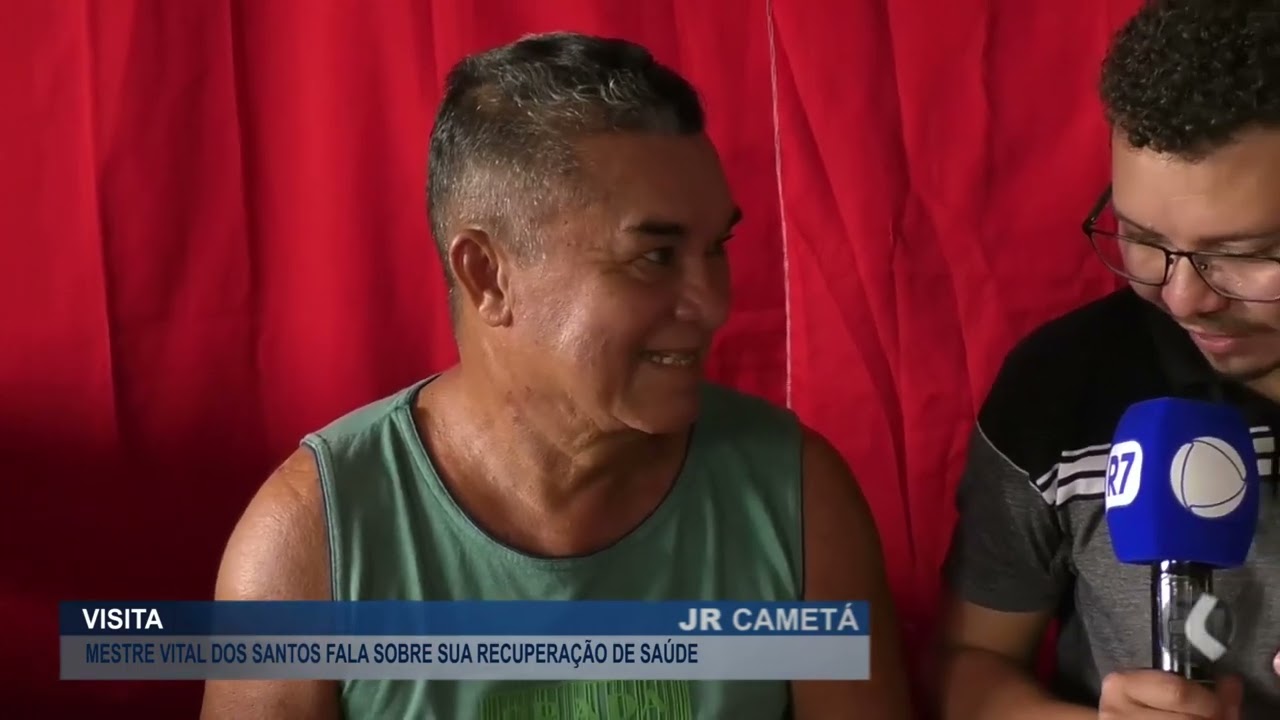 MESTRE VITAL, DO CORDÃO ÚLTIMA HORA RECEBE NOSSA EQUIPE E FALA DE SUA RECUPERAÇÃO DE SAÚDE.