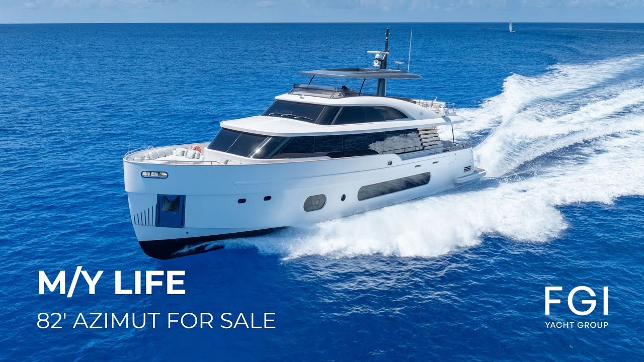 LIFE - 82’ Azimut Yacht For Sale