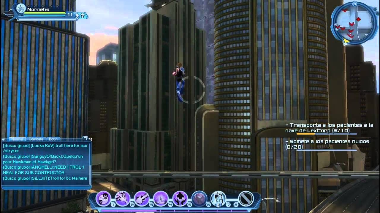 Acrobatics, Super Speed and Flight Movement, DC Universe Online