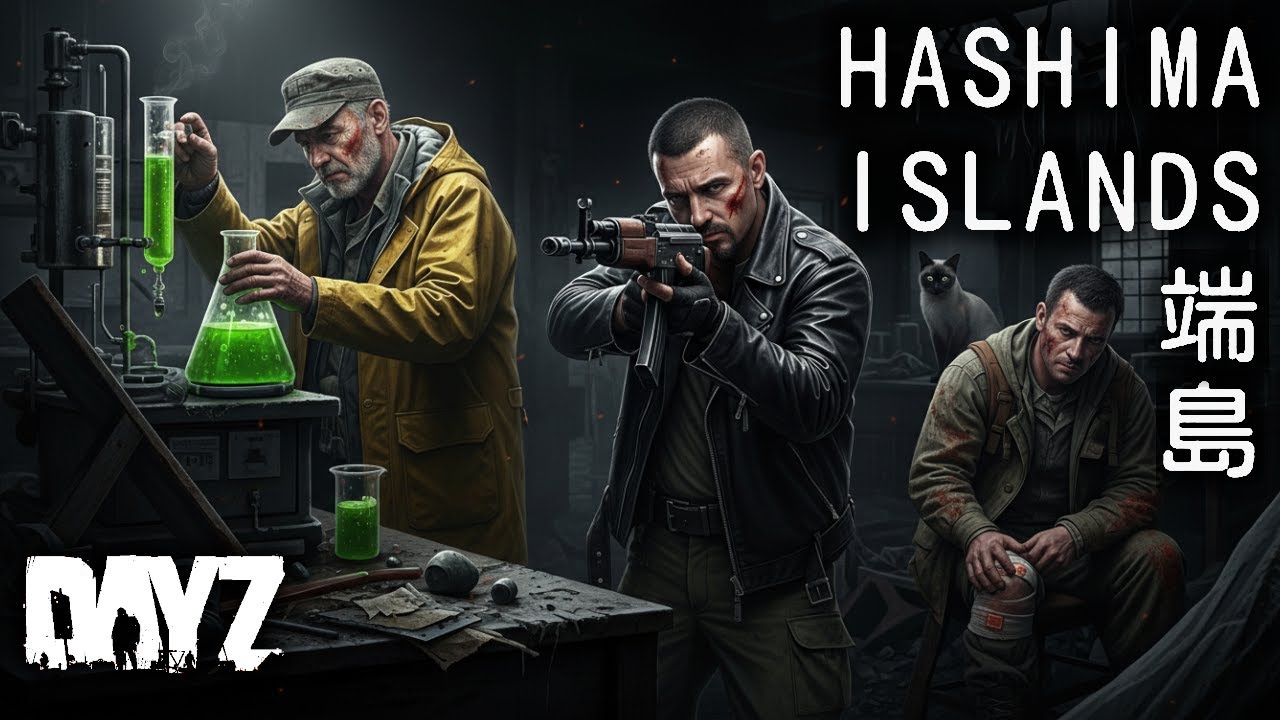 Returning to POWWWS Lab on Hashima Islands- A DayZ Adventure Stream