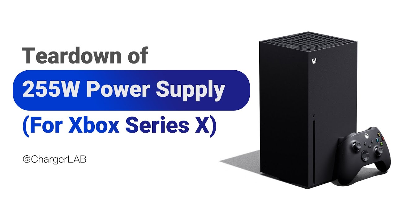 Teardown of 255W Power Supply (For Microsoft Xbox Series X)