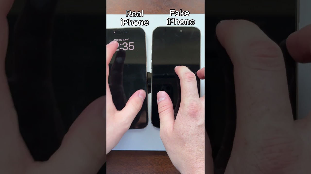 Fake iPhone 16 Pro Max vs Real One 🤯 Can You Tell the Difference? #iphone16promax #fakeiphone #apple