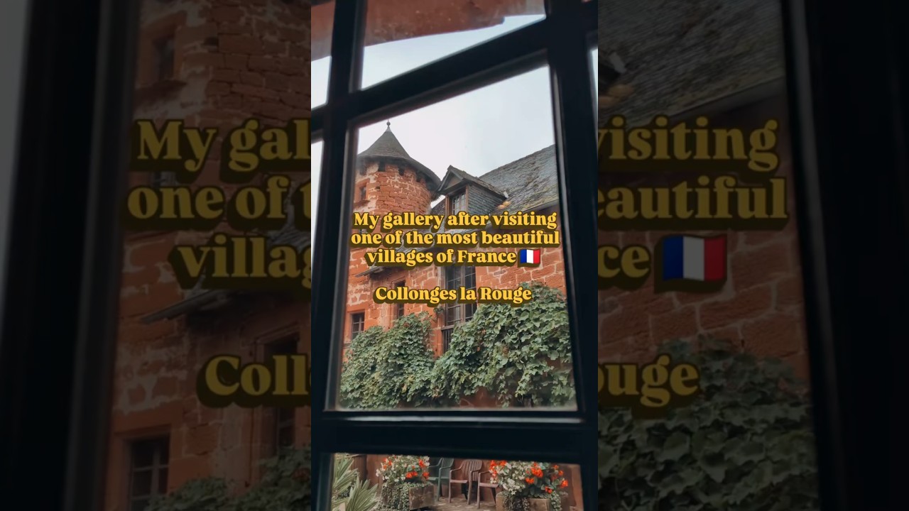 Collonges la Rouge #france #frenchvillage #travel #franceshorts #beautifuldestinations #village