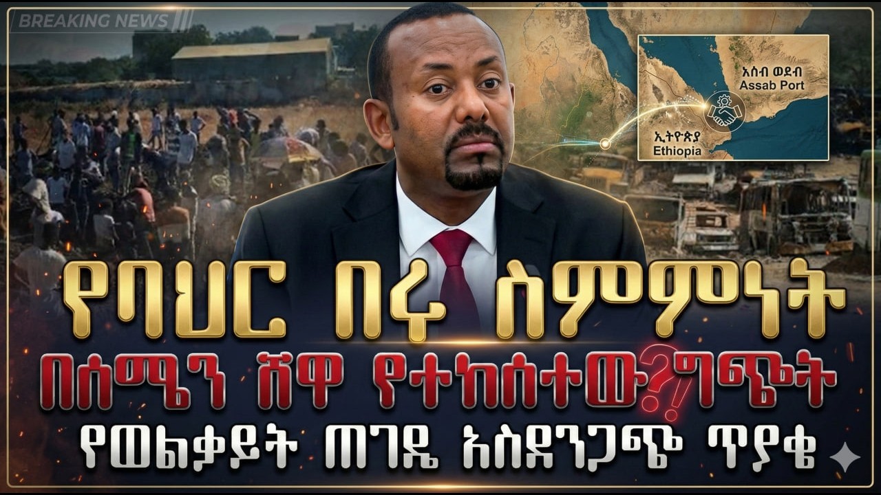 የባህር በሩ ስምምነት | በሰሜን ሸዋ የተከሰተው ግጭት