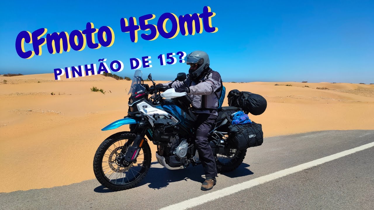 CFmoto 450MT com pinhão de 15. Vale a pena trocar?