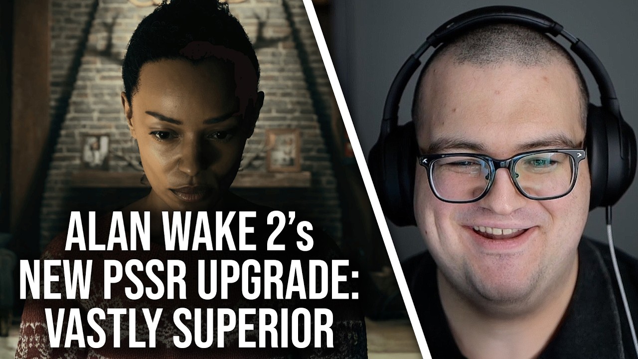 Alan Wake 2 PS5 Pro PSSR2: 864p to 2160p Looks... Fine?