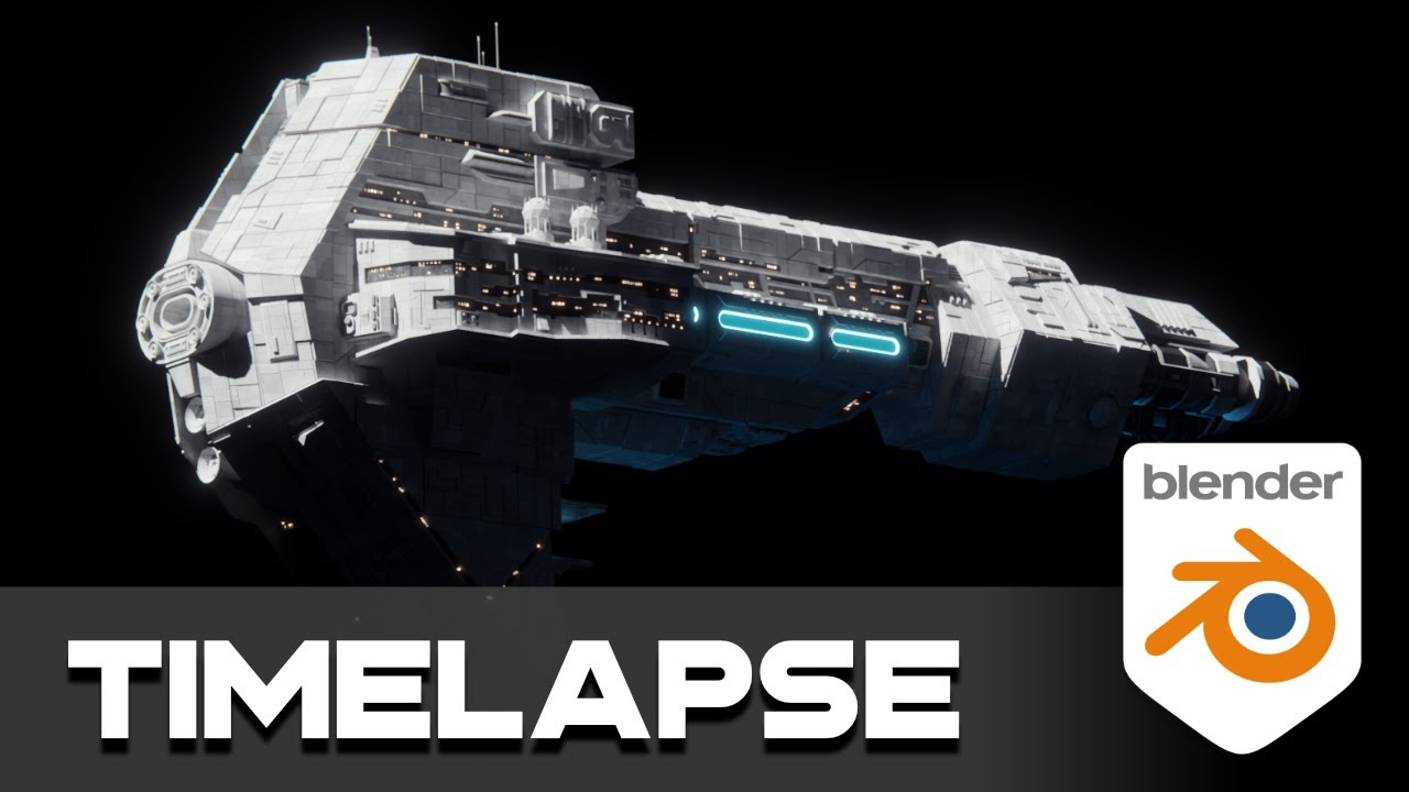 Starhawk - Star Wars - Blender Modelling Timelapse