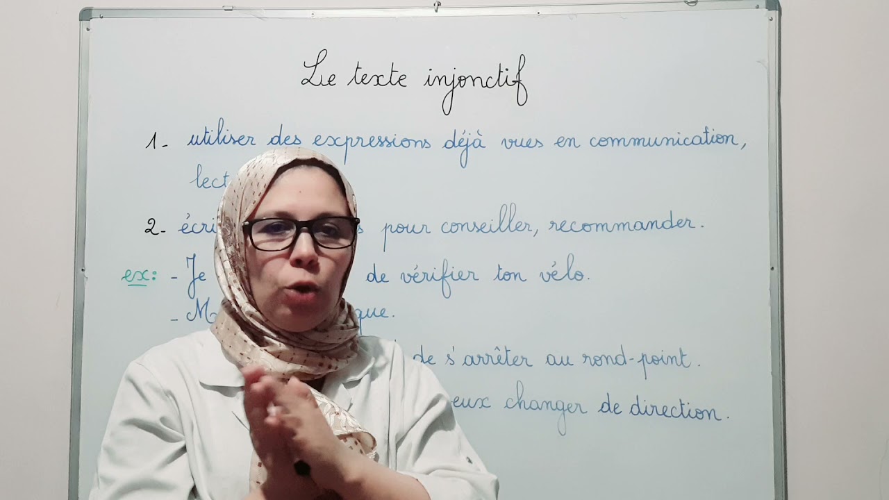 Comment écrire un texte injonctif ? Donner des conseils?