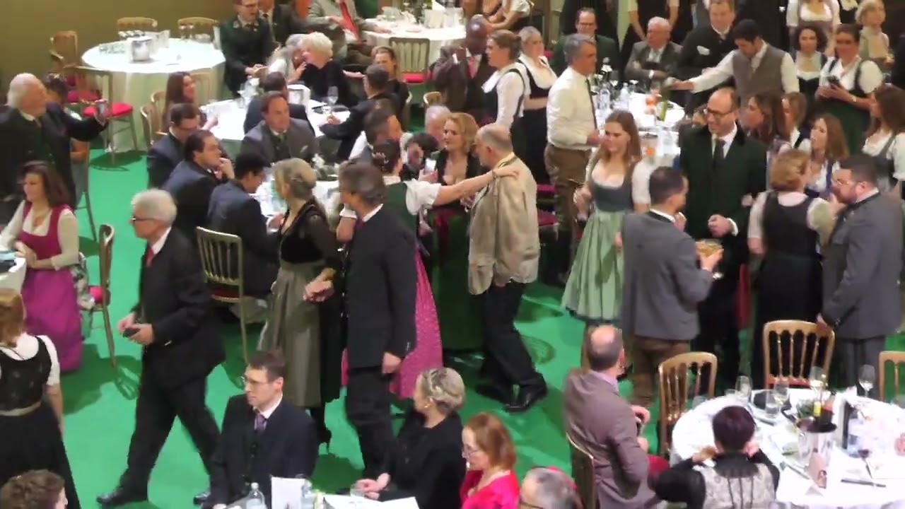 Jägerball Wien, 2025, Einzug der Stadtkapelle Retz - Spanische Hofreitschule - Kaiserjägermarsch