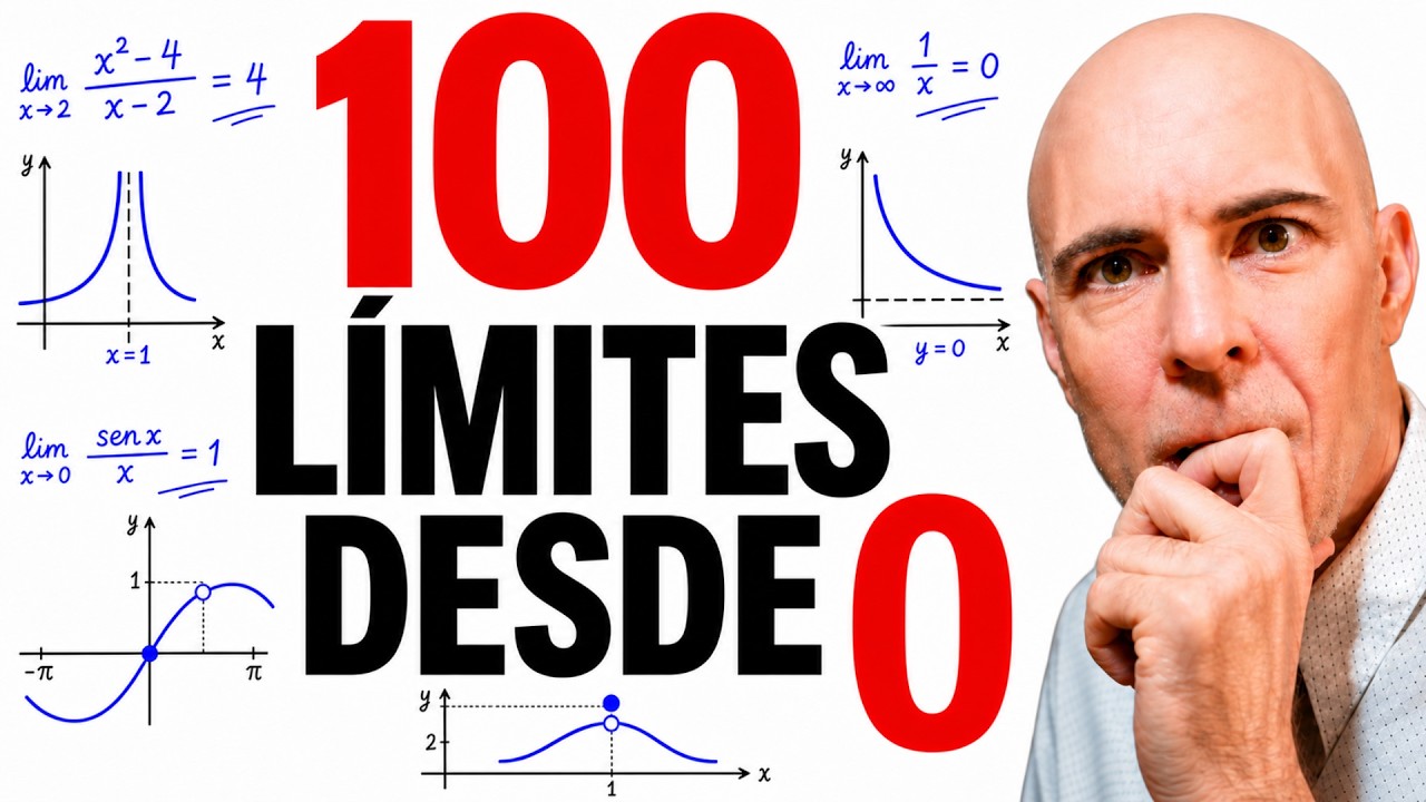 100 LÍMITES DE FUNCIONES. Curso completo. Matemáticas