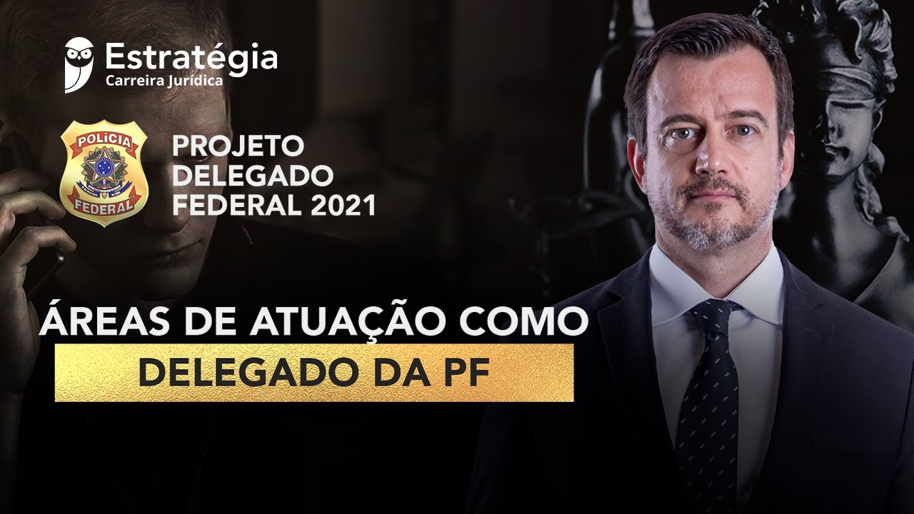 Áreas de atuação como Delegado da PF