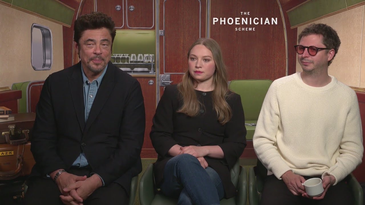Dean's A-List Interview: 'The Phoenician Scheme' stars Mia Threapleton, Benicio del Toro and Michael