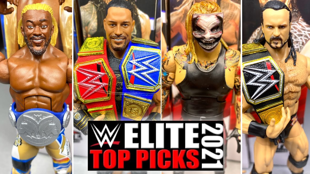 WWE ELITE TOP PICKS 2021 FIGURE SET REVIEW! ROMAN REIGNS, THE FIEND, KOFI KINGSTON, DREW MCINTYRE!