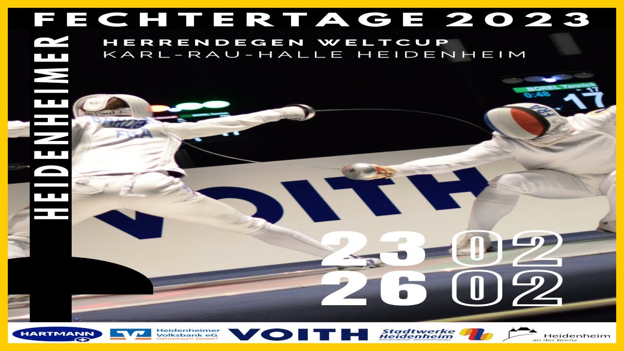 Heidenheim 2023 Men's Epee Team - Podium