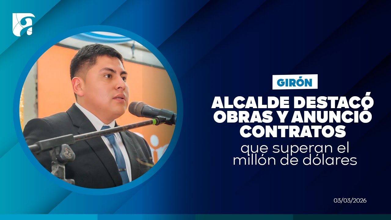 Alcalde destacó obras y anunció contratos que superan el millón de dólares