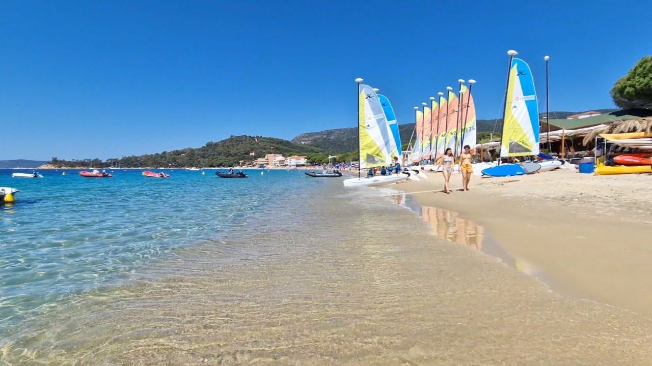 4K/The most beautiful beach on the French Riviera/ CAVALIERE