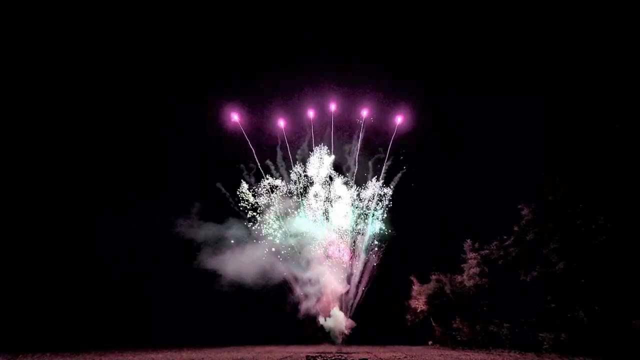 F2 Musik Pyro-Show ( Kameratest zum Freistellen von Feuerwerk ) (Poc-Projekt)