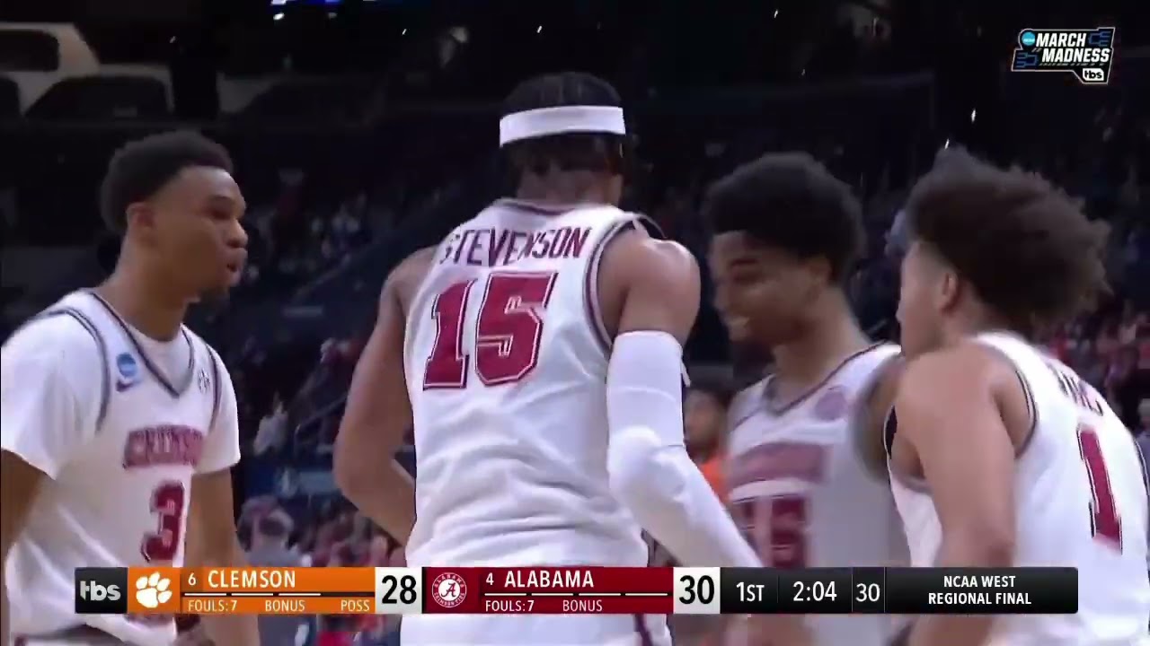 Jarin Stevenson vs Clemson | 2024 NCAA Tournament (19 PTS, 3 REB, 2 BLK, 7-11 FG, 5-8 3FG, +11)