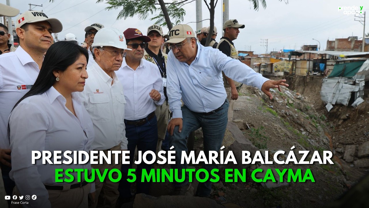 Arequipa: El presidente de la República, José María Balcázar estuvo 5 minutos en Cayma - 2026